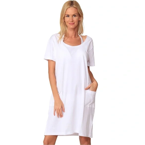 Ingear | Swim | Ingear Resort Cotton Tshirt Dress Xl New | Poshmark